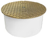 Sioux Chief 875-86PN PVC Inside Pipe Cleanout with Nickel-Bronze Cover, 6" - Edmondson Supply