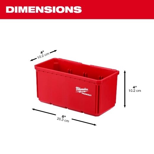 Milwaukee 48-22-8063 2pk Large Bin Set for PACKOUT™ - Edmondson Supply