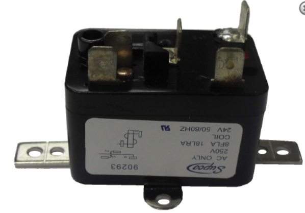Supco 90293 General Purpose Fan Relay, SPDT, 24V - Edmondson Supply