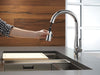 Delta Faucet ESSA®  9113-DST Single Handle Pull-Down Kitchen Faucet Chrome - Edmondson Supply