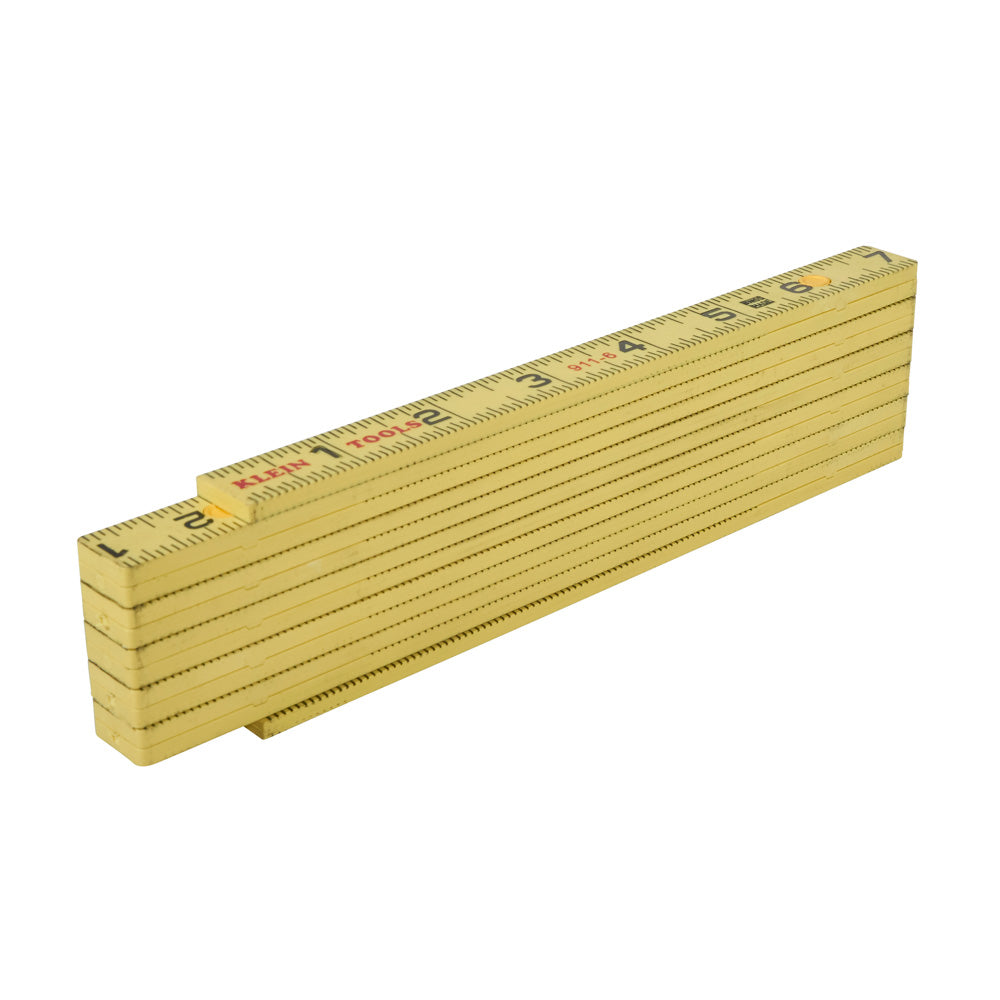 Klein Tools 911-6 Fiberglass Folding Rule, Outside Reading - Edmondson Supply