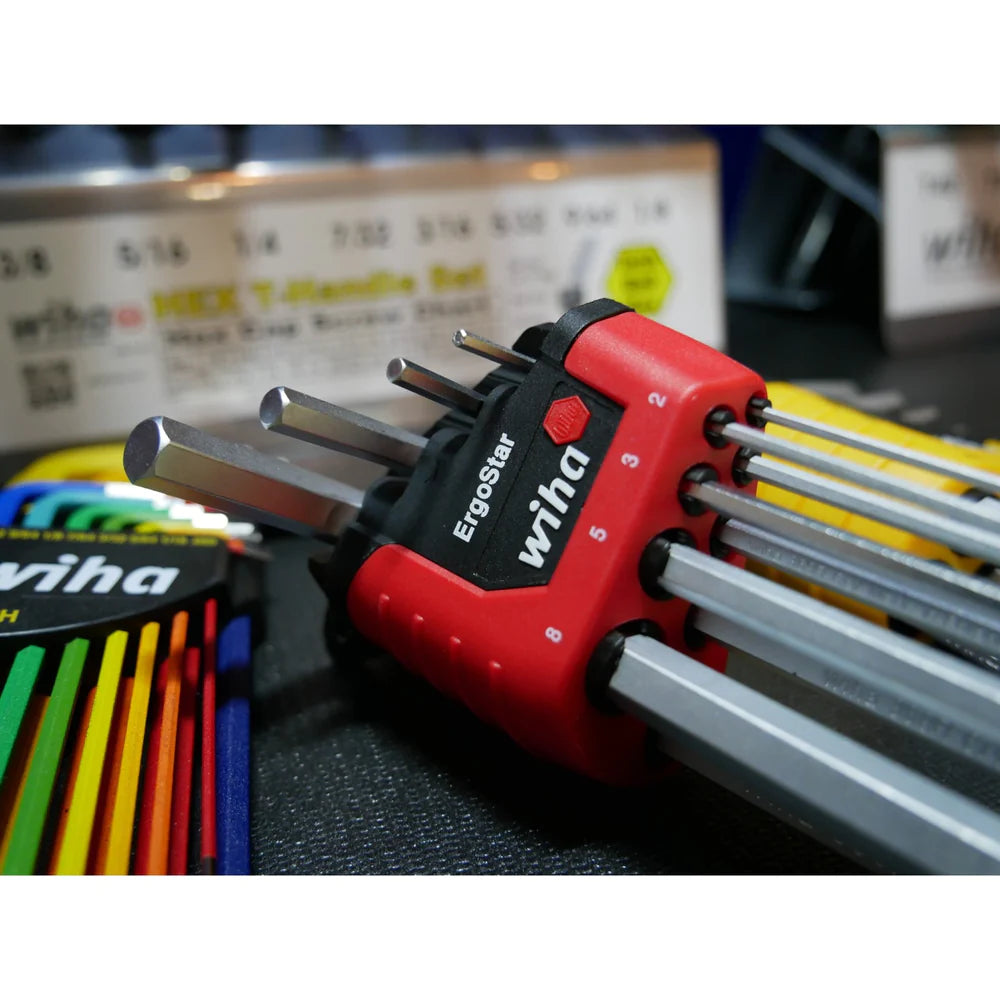 Wiha Tools 66992 22 Piece MagicRing Ball End Hex L-Key Set - Inch - Metric - Edmondson Supply