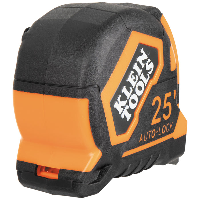 Klein Tools 9125AL Tape Measure, 25-Foot Single-Hook Auto-Lock - Edmondson Supply