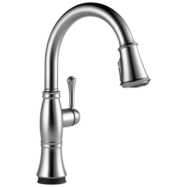 Delta CASSIDY™  9197T-AR-DST Single Handle Pull-down Kitchen Faucet With Touch2O® And ShieldSpray® Technologies In Arctic Stainless