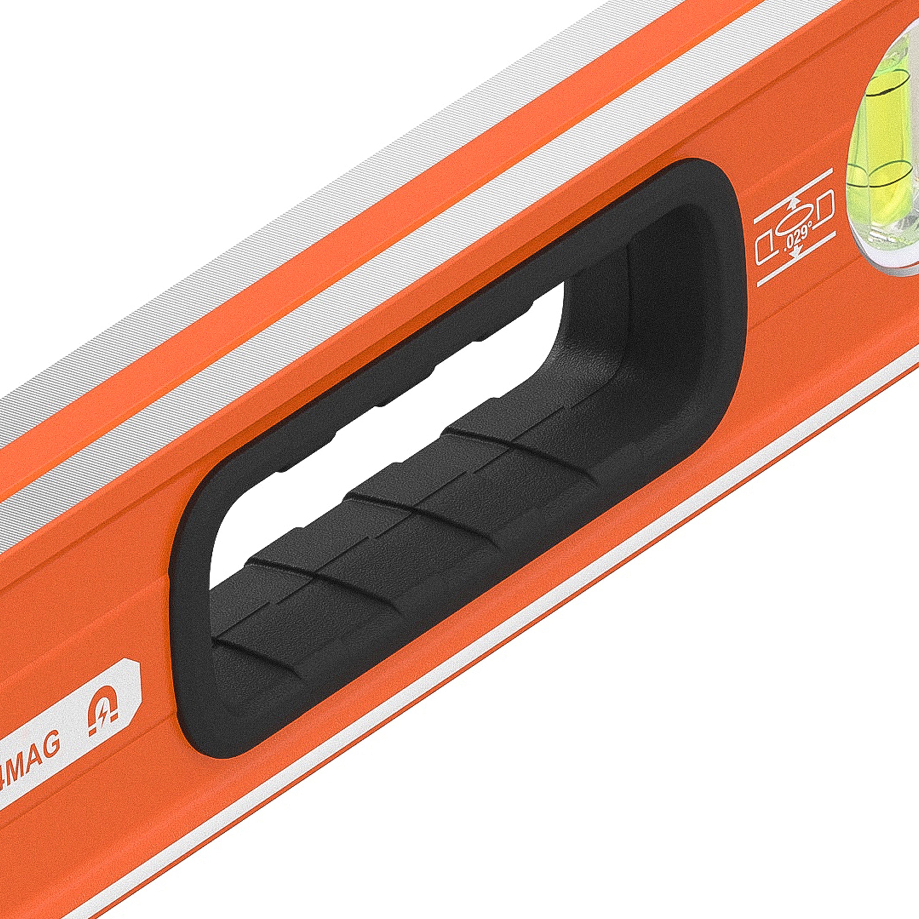 Klein Tools 93524MAG Magnetic Box Beam Level, 3 Vial, 24-Inch - Edmondson Supply