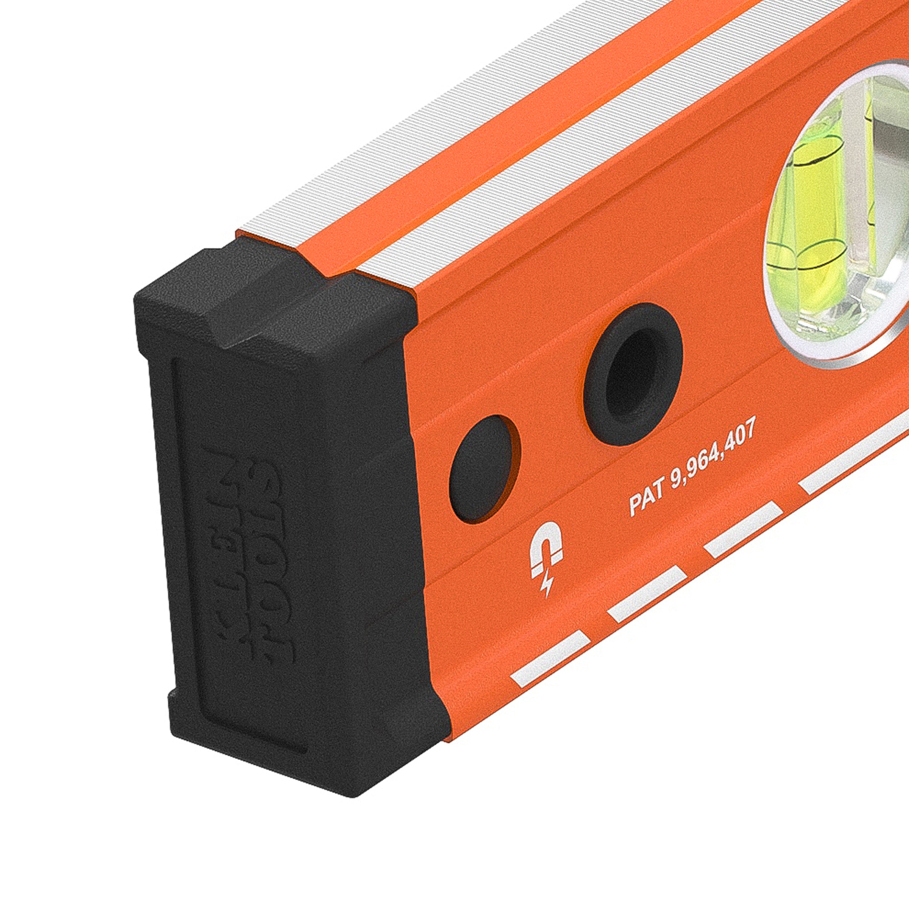 Klein Tools 93524MAG Magnetic Box Beam Level, 3 Vial, 24-Inch - Edmondson Supply