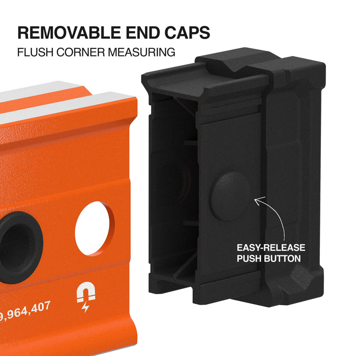 Klein Tools 93524MAG Magnetic Box Beam Level, 3 Vial, 24-Inch - Edmondson Supply