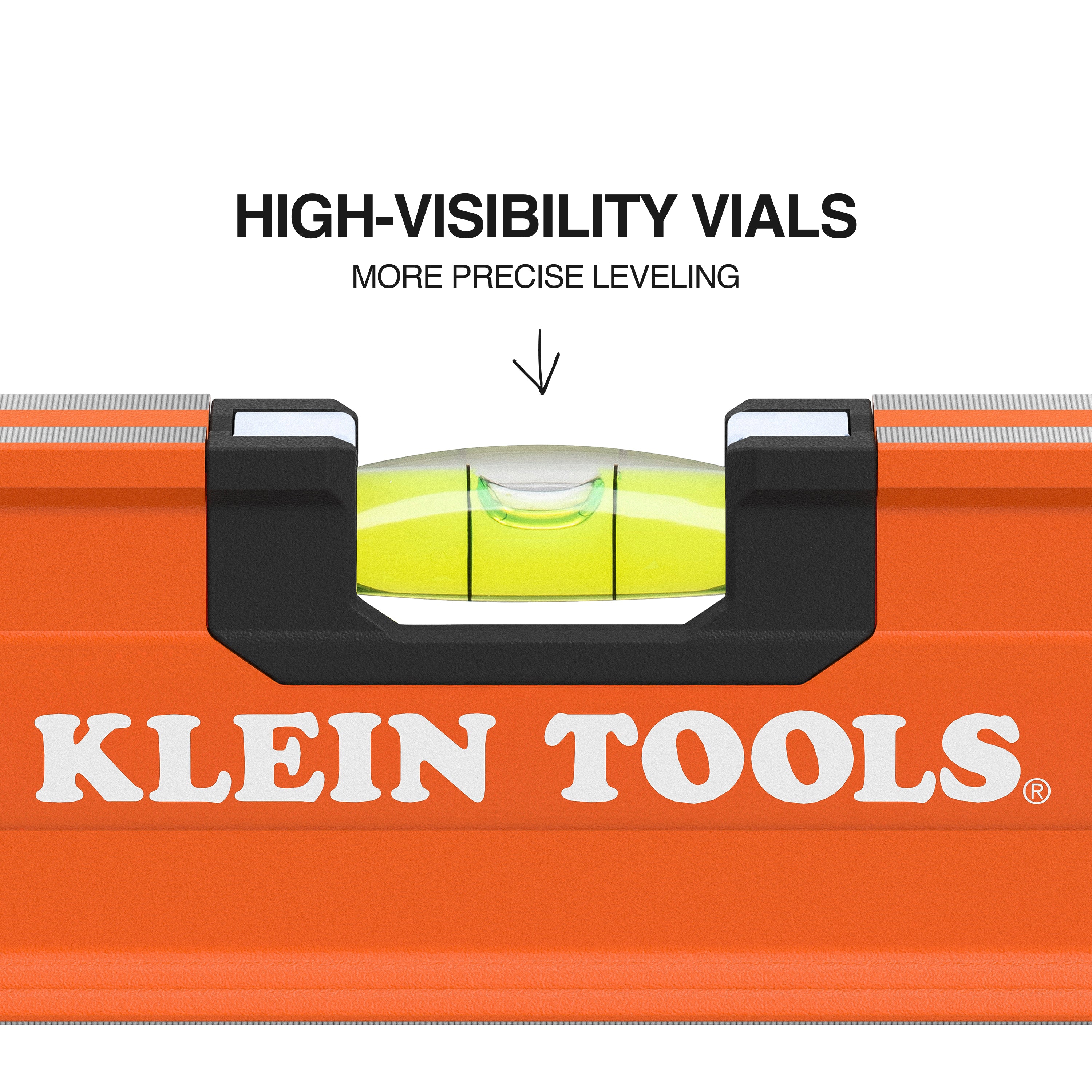 Klein Tools 93548 Box Beam Level, 3 Vial, 48-Inch - Edmondson Supply