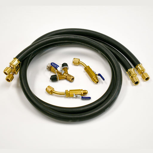 Yellow Jacket 93914 Deluxe MaxFlow™ Evacuation Kit w/Straight Ball Valves - Edmondson Supply
