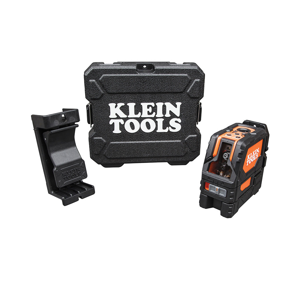 Klein Tools 93LCLS Laser Level, Self-Leveling Red Cross-Line Level and Red Plumb Spot - Edmondson Supply
