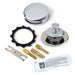 Watco 948700-PP-CP-G-3P Universal NuFit® Innovator® PP Trim Kit - Silicone, Chrome Plated, Grid Strainer, All 3 Threaded Adapter Pins - Edmondson Supply