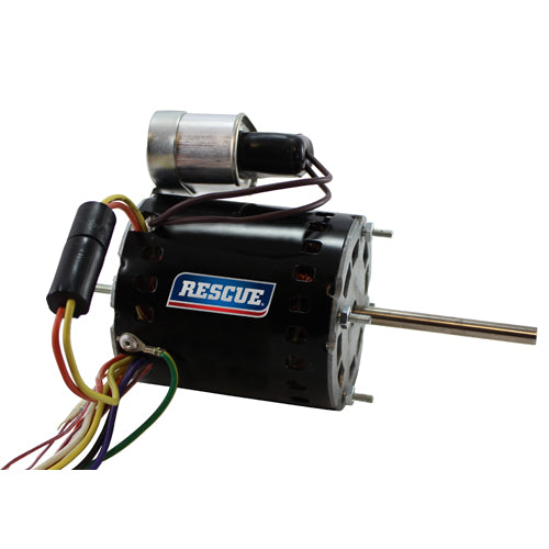 US Motors 9721 RESCUE® 3.3" PSC Direct Drive Fan Motor, 115/208-230V, 1/12-1/20 HP, 1550 RPM - Edomdson Supply