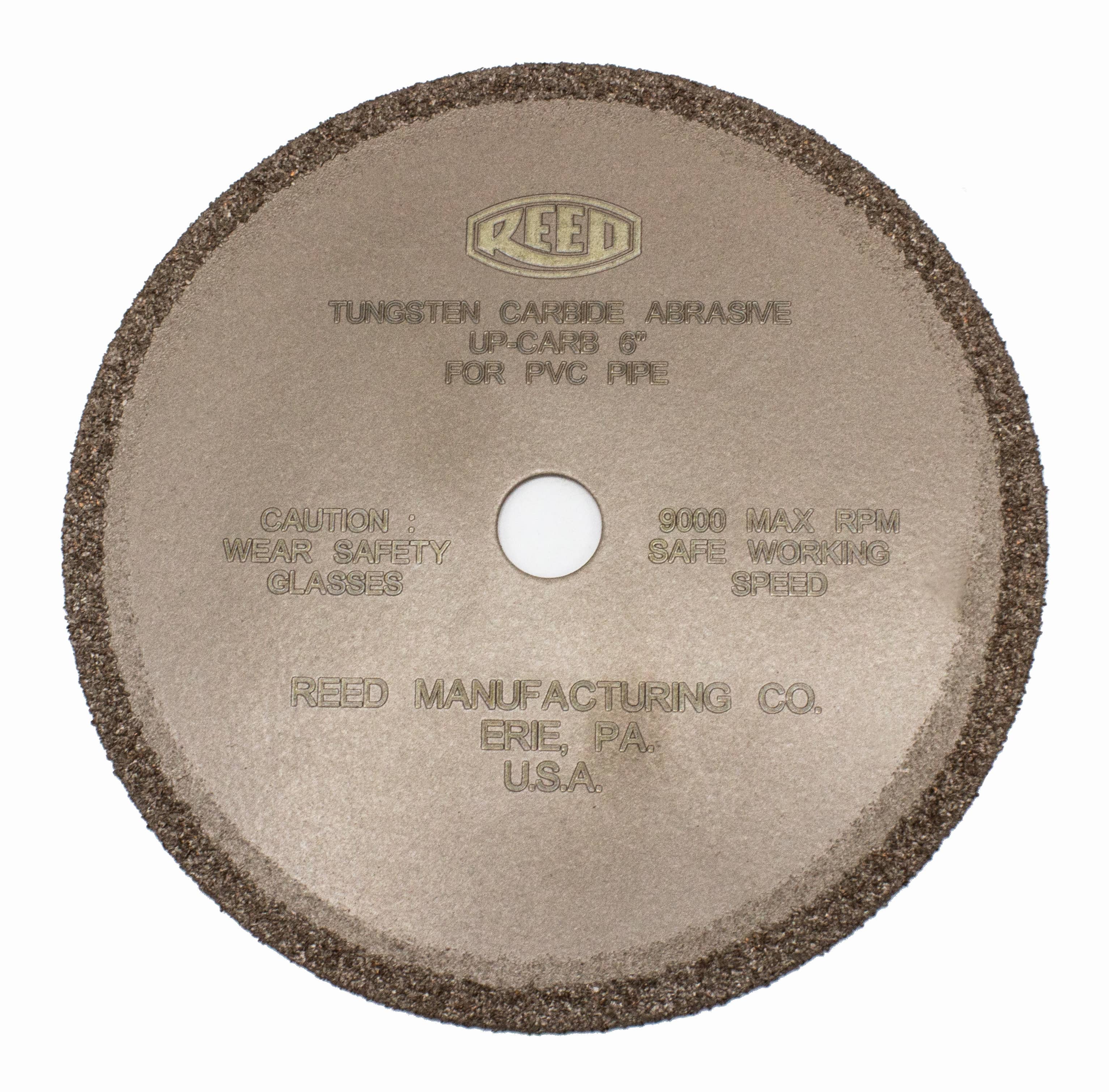 Reed Mfg UPCARB6 6" Universal Pipe Cutter Blade for 8" to 48" PVC - Edmondson Supply