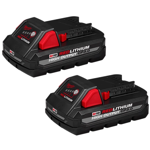 Milwaukee 48-11-1837 M18™ REDLITHIUM™ HIGH OUTPUT™ CP3.0 Battery 2-Pack - Edmondson Supply