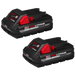Milwaukee 48-11-1837 M18™ REDLITHIUM™ HIGH OUTPUT™ CP3.0 Battery 2-Pack - Edmondson Supply
