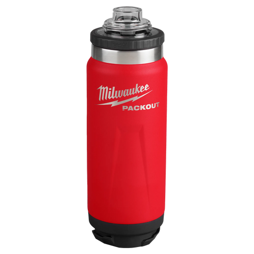 Milwaukee 48-22-8396R PACKOUT™ 24oz Insulated Bottle with Chug Lid - Edmondson Supply