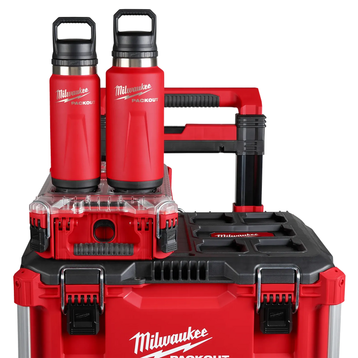 Milwaukee 48-22-8396R PACKOUT™ 24oz Insulated Bottle with Chug Lid - Edmondson Supply