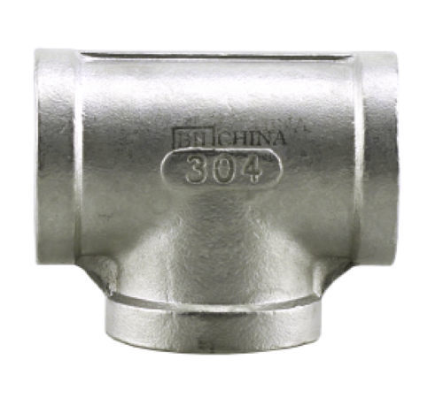Boshart SSH304T-10 1" 304 Stainless Steel Tee, Class 150, Heavy