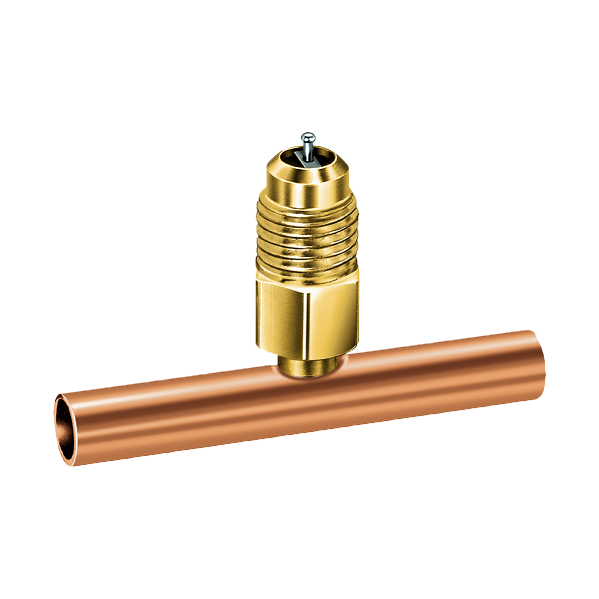 JB Industries A31144 7/8" ODS, Slip Fit, Cooper Braze Adjustable Tee - Edmondson Supply
