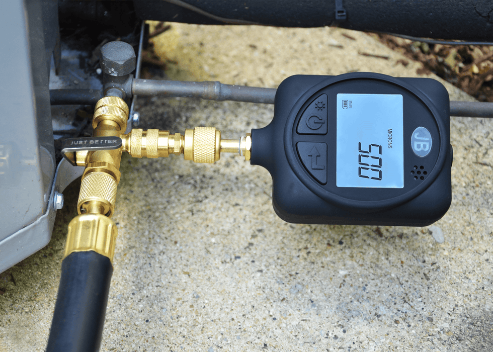 JB Industries A32535SV 5/16" Vacuum Rated Valve Core Removal Tool with Slide Valve Side Port - Edmondson Supply