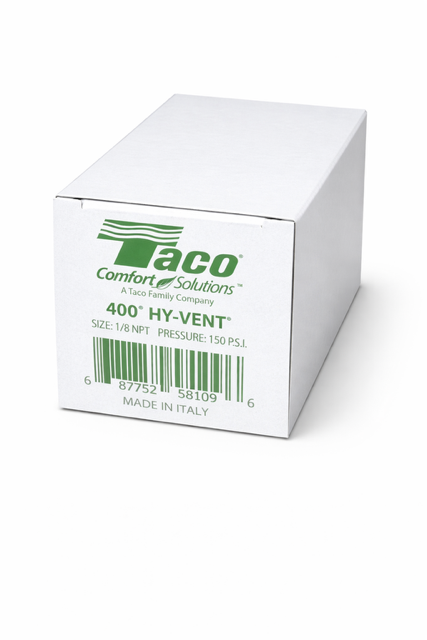 Taco 400-4 Hy-Vent® Automatic Air Vent, 1/8" MNPT - Edmondson Supply