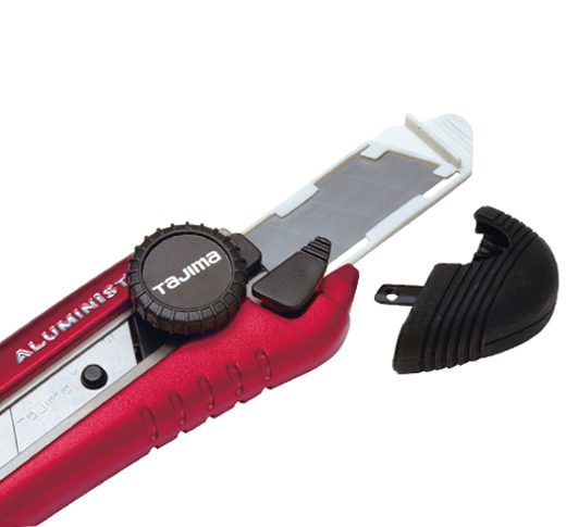 Tajima AC-701R Rock Hard Aluminist® 1" Blade Cutter Knife, Red - Edmondson Supply