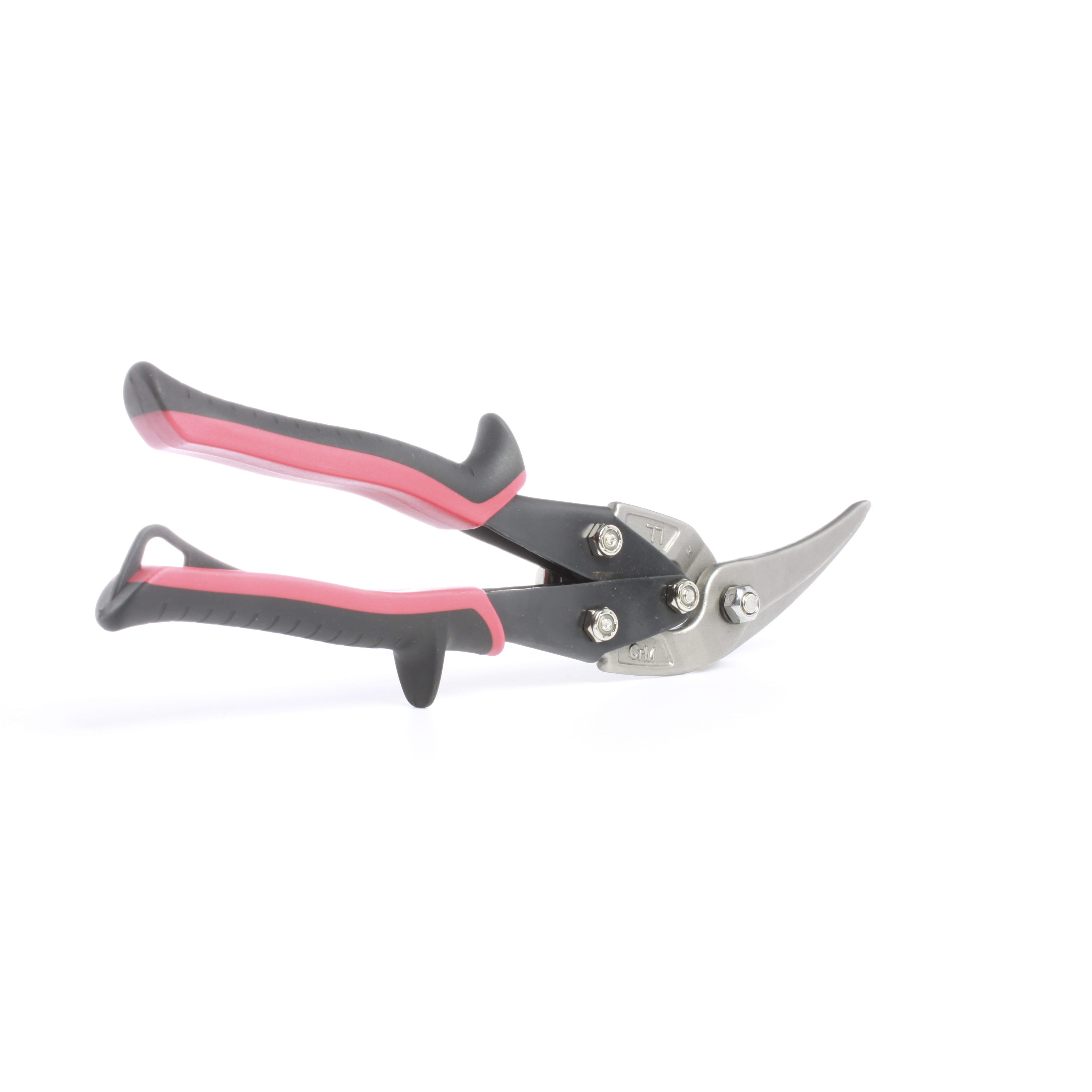 Malco Tools AV63 Malco Long Cut AVs® Metal Cutting Snip Left Offset, 2-1/4″ Cut Length – Red Grip - Edmondson Supply