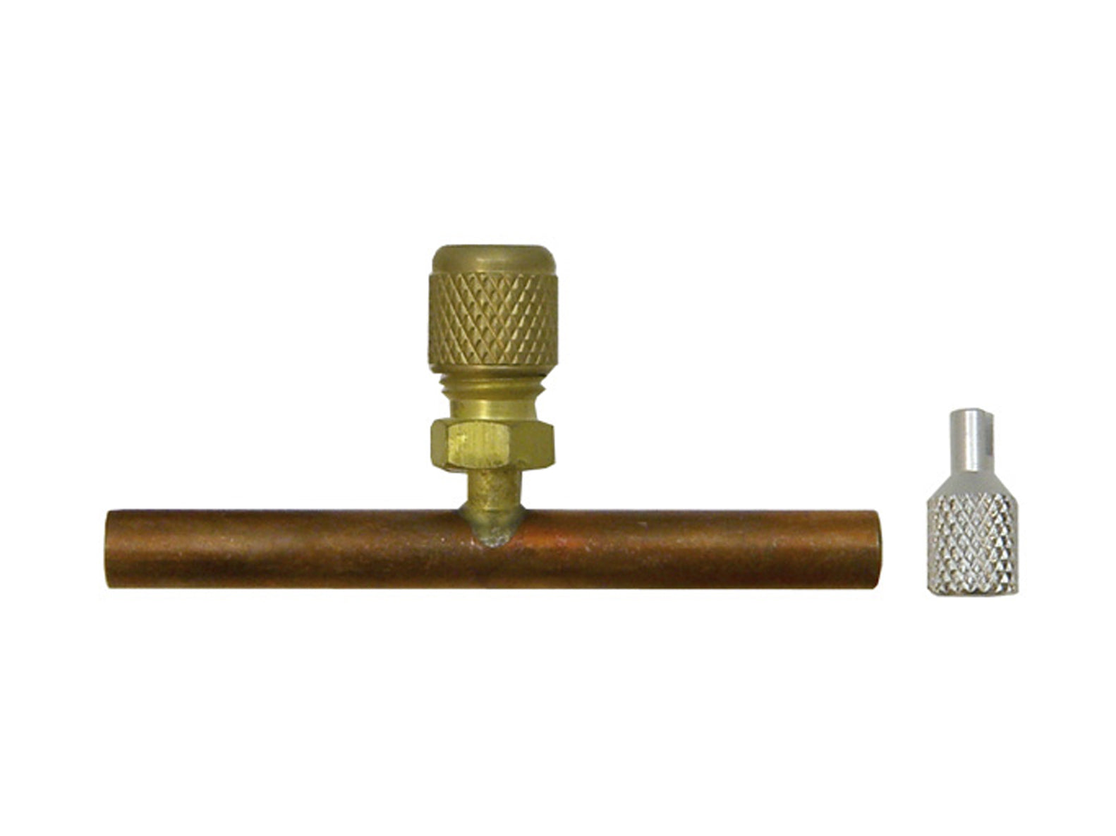 CPS Products AVCT4  Access Fitting 1/4 in SAE x 1/4 in O.D. (3 pack) - Edmondson Supply