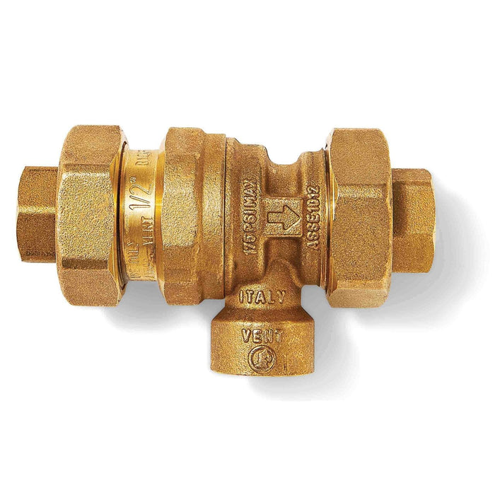 Legend Valve T-457 No Lead Dual Check Backflow Preventer, 1" - Forged Brass, ASSE 1024 Certified