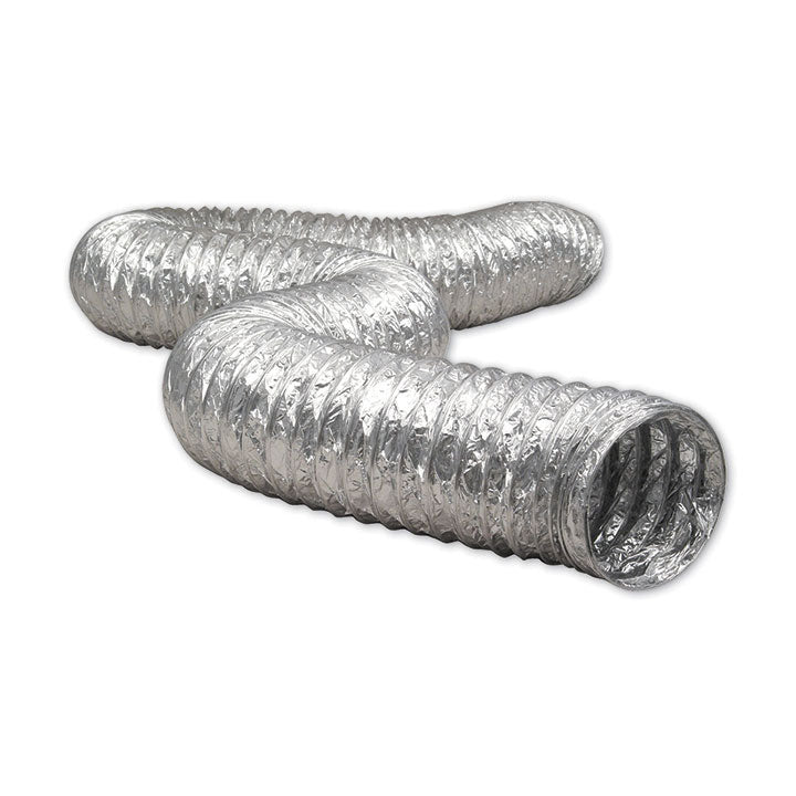 Dundas Jafine TD48TC Transition Duct (UL2158A listed & marked) With 2 Tension Clamps - 4"x8' - Edmondson Supply