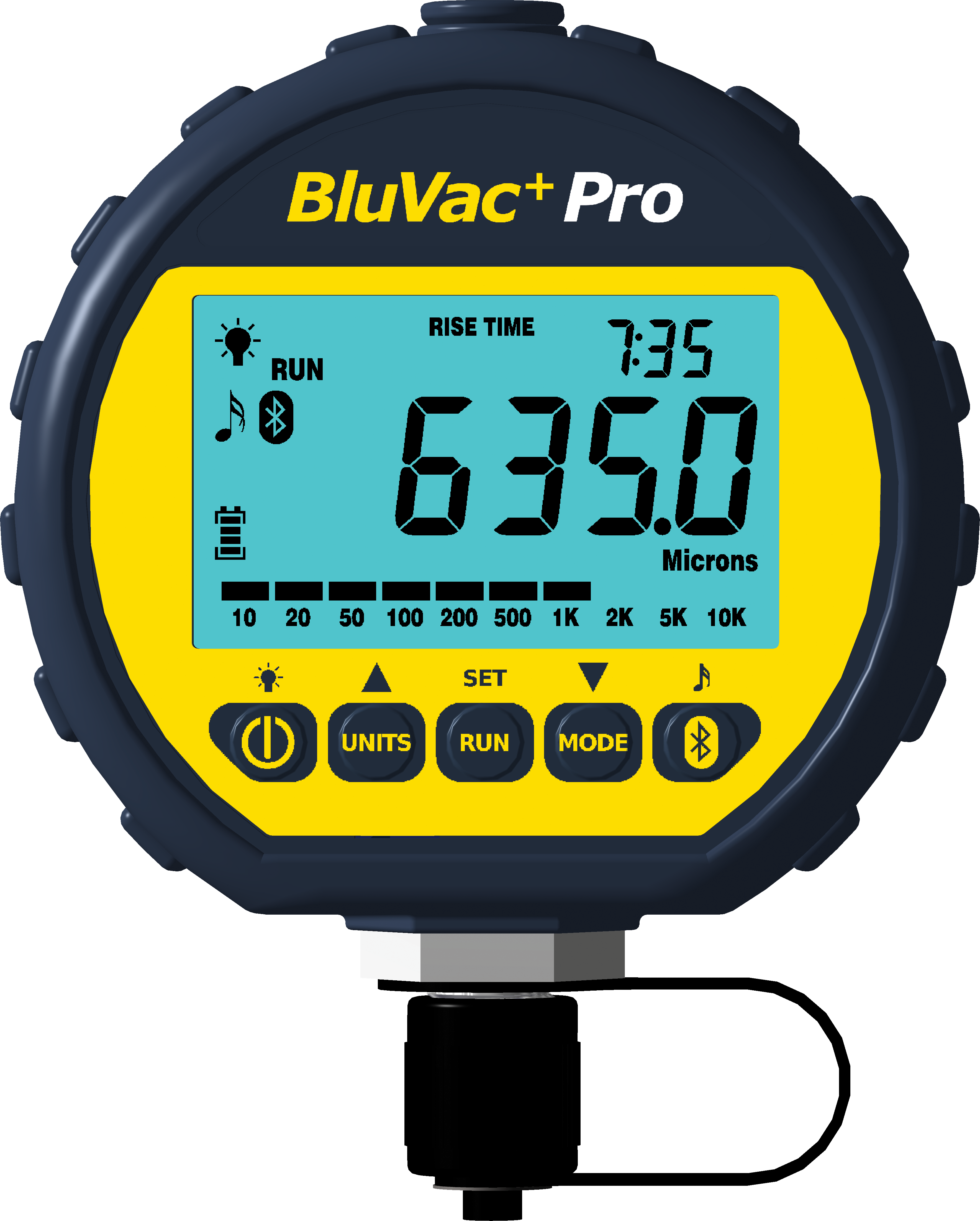 AccuTools A10702 BluVac+ Pro Wireless Digital Vacuum Gauge - Edmondson Supply