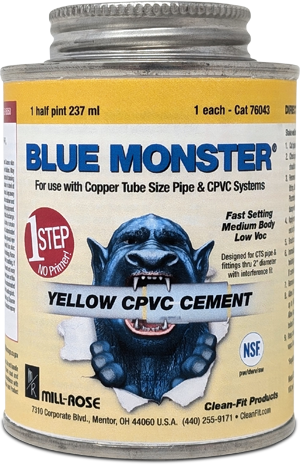 Blue Monster 1-Step CPVC Cement - Edmondson Supply