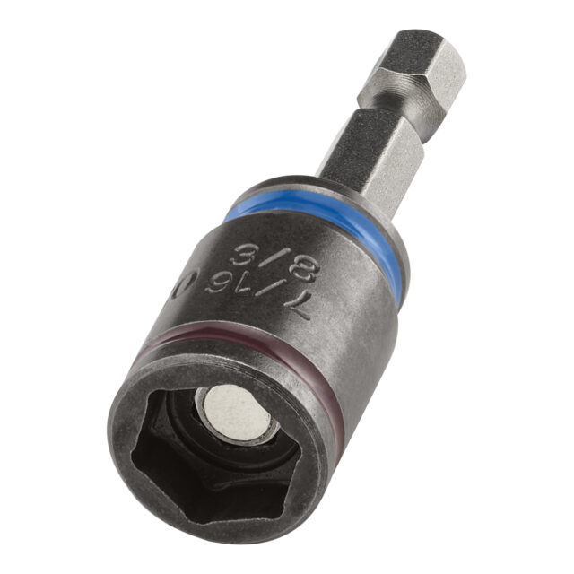 Malco Tools MSHC3 Malco C-RHEX® Cleanable – Reversible – Magnetic Hex Driver – 3/8″ & 7/16″ socket with 2″ shaft length - Edmondson Supply