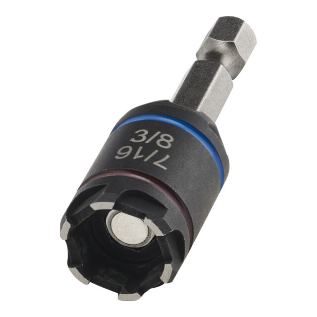 Malco Tools MSHCST3 Malco C-RHEX® Sawtooth Cleanable – Reversible – Magnetic Hex Driver (3/8″ & 7/16″) – 2” Shaft Length - Edmondson Supply