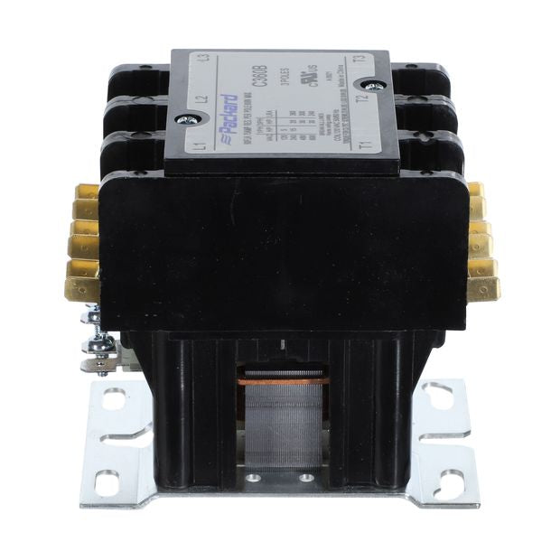 Packard C360B Contactor 3 Pole 60 Amps 120 Coil Voltage - Edmondson Supply