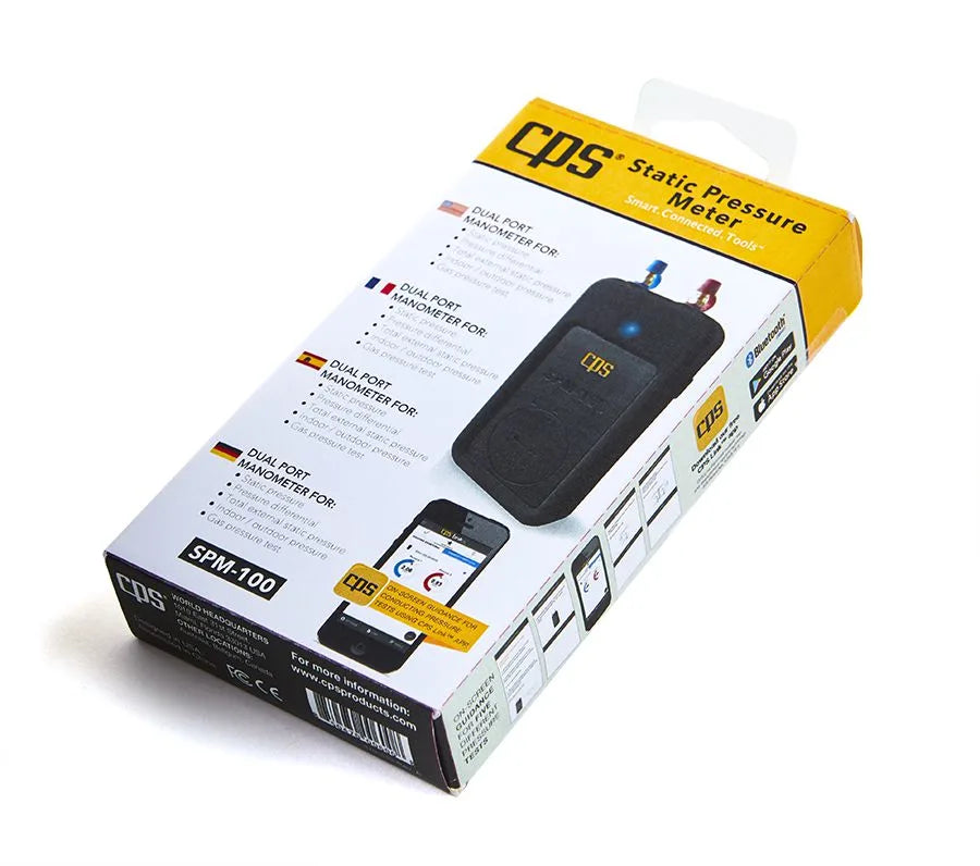 CPS Products SPM-100 Dual-Port Static Pressure Meter - Edmondson Supply