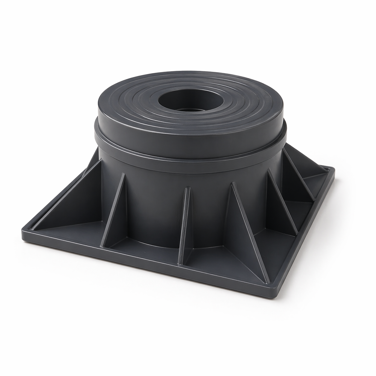 Bramec 4005 3" Gray Pump-Up® Heat Pump Riser (4 Pack) - Edmondson Supply