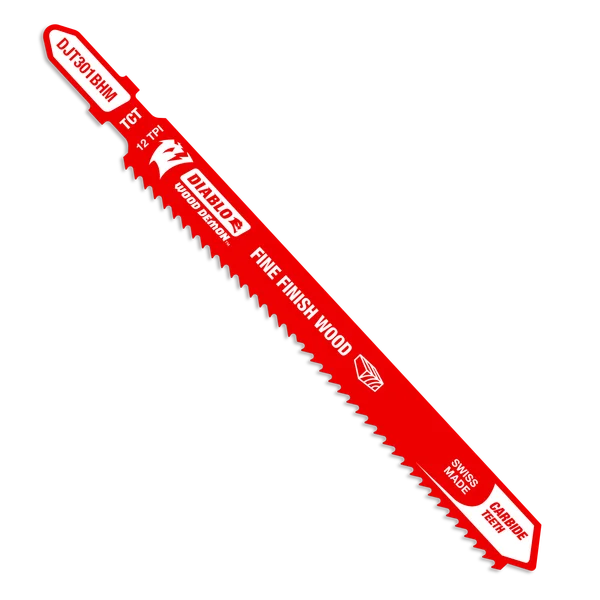 Diablo Tools DJT301BHM 4-5/8" 12TPI Wood Demon™ Carbide Teeth Jig Saw Blade for Fine Finish Wood - Edmondson Supply