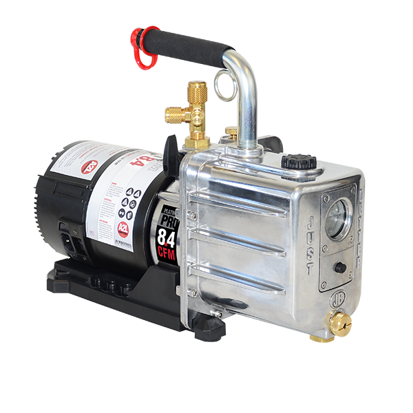 JB Industries DV-240DC PLATINUM PRO Dual Voltage DC Motor 8.4 CFM Vacuum Pump, A2L Compatible - Edmondson Supply