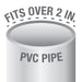 Oatey® 42045 2 in. PVC Solvent Weld Shower Drain with Snap-In Stainless Steel Strainer - Edmondson Supply