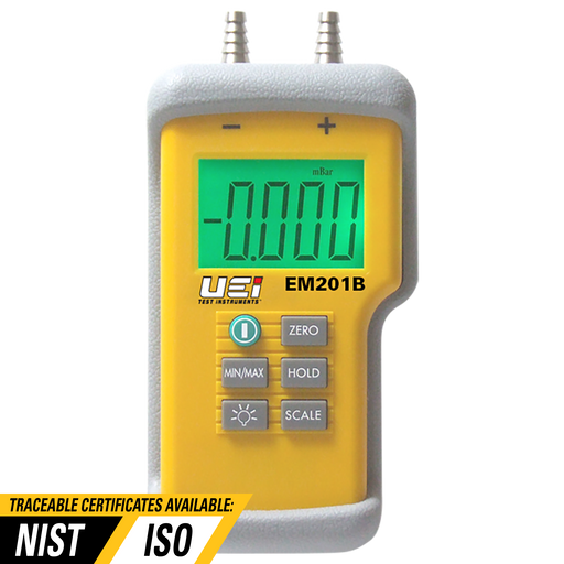 UEi EM201B Dual Input Differential Digital Manometer - Edmondson Supply