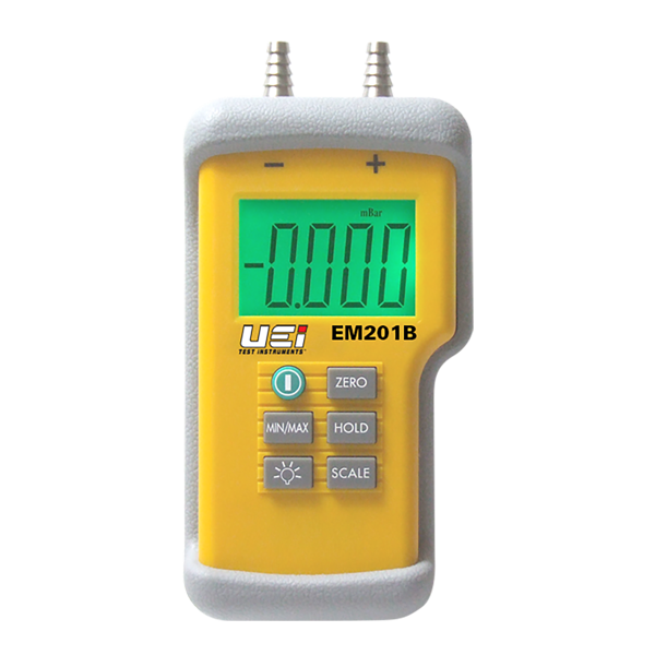 UEi EM201B Dual Input Differential Digital Manometer - Edmondson Supply