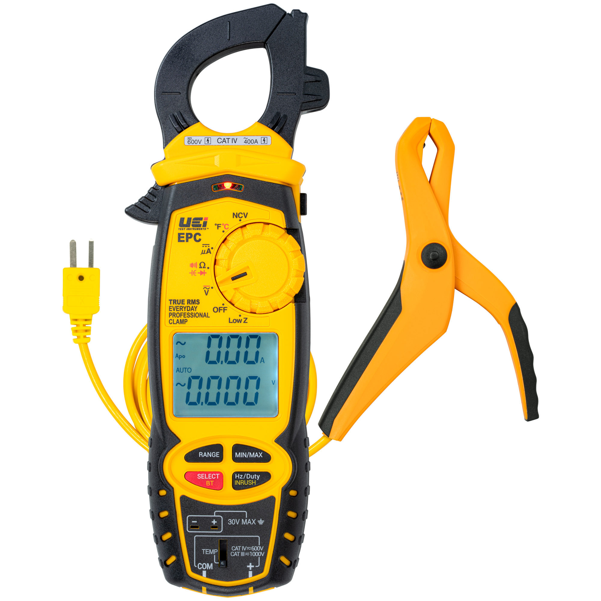 UEi EPCCOMBO Everyday Professional Clamp Meter with ATTPC4 Pipe Clamp - Edmondson Supply