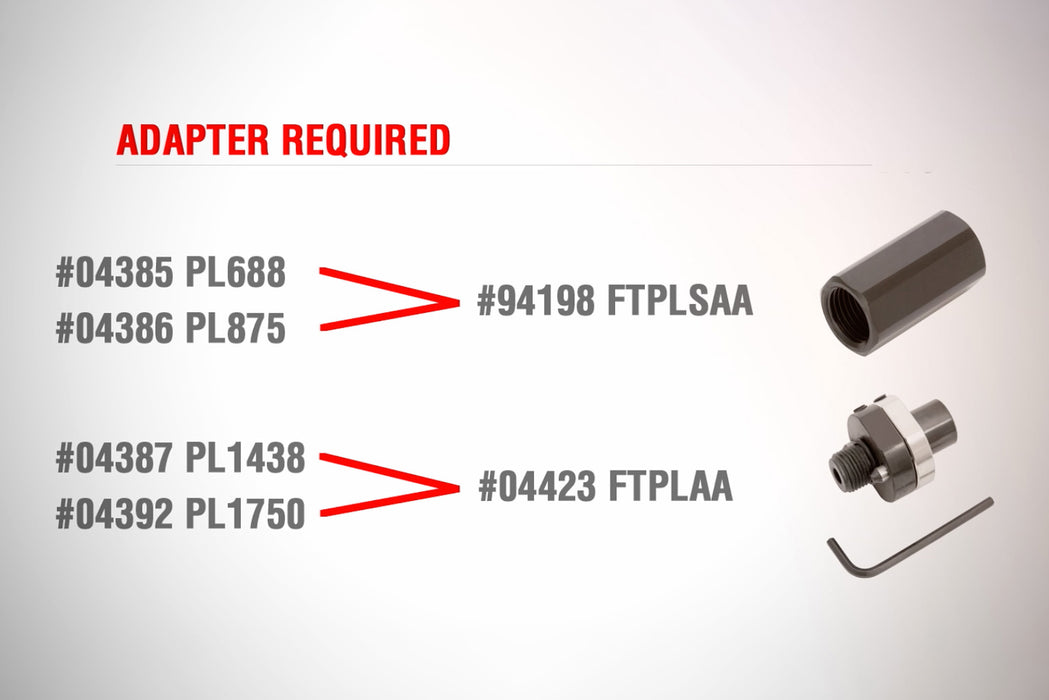 Reed Mfg FTPLAA Arbor Assembly (adapter) used with 1 1/2" & 2" PVC/PE Shell Cutters, PL1438 & PL1750 - Edmondson Supply