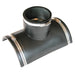 Fernco TST-4 4" Cast Iron or Plastic Inlet Flexible Tap Tee Saddle - Edmondson Supply