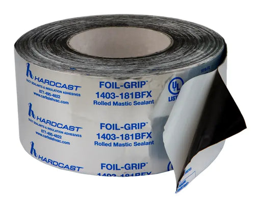 Carlisle Hardcast 309780 Foil-Grip 1403-181BFX Rolled Mastic Sealant for Cold Temperatures, 3" x 100' - Edmondson Supply