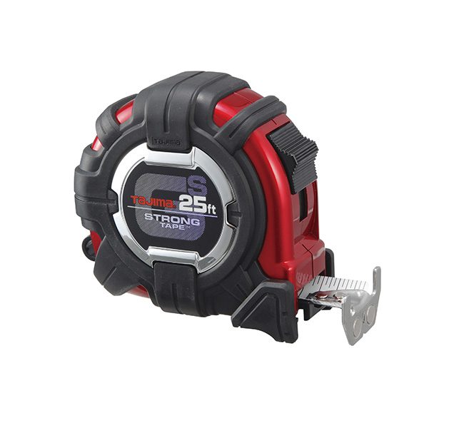 Tajima GS-MC25BW GS-LOCK™ HORNED MAGNETIC HOOK COMPATIBLE CLIP Tape Measure - 25 ft - Edmondson Supply