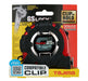 Tajima GS-MC25BW GS-LOCK™ HORNED MAGNETIC HOOK COMPATIBLE CLIP Tape Measure - 25 ft - Edmondson Supply