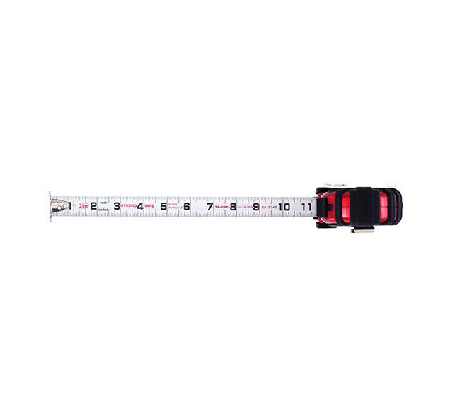 Tajima GS-MC25BW GS-LOCK™ HORNED MAGNETIC HOOK COMPATIBLE CLIP Tape Measure - 25 ft - Edmondson Supply