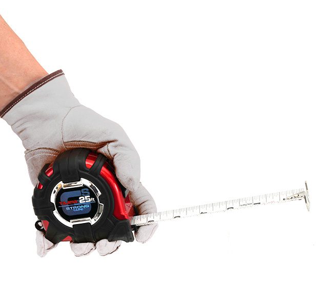 Tajima GS-MC25BW GS-LOCK™ HORNED MAGNETIC HOOK COMPATIBLE CLIP Tape Measure - 25 ft - Edmondson Supply